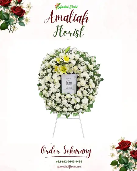 Krans Bunga Duka Bentangan